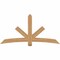 Ekena Millwork Alberta Smooth Timber Gable Bracket, Western Red Cedar, 84"W x 42"H x 5 1/2"D x 5 1/2"F, 12/12 Pitch GBW084X42X0606ALB00SWR - alternate 1